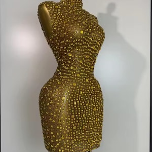 Sparkle Dress/Rhinestone Dress/Crystal Dress/ Birthday Dress/Party Dress/Occasion Dress/Gemstone Dress/Club Dress