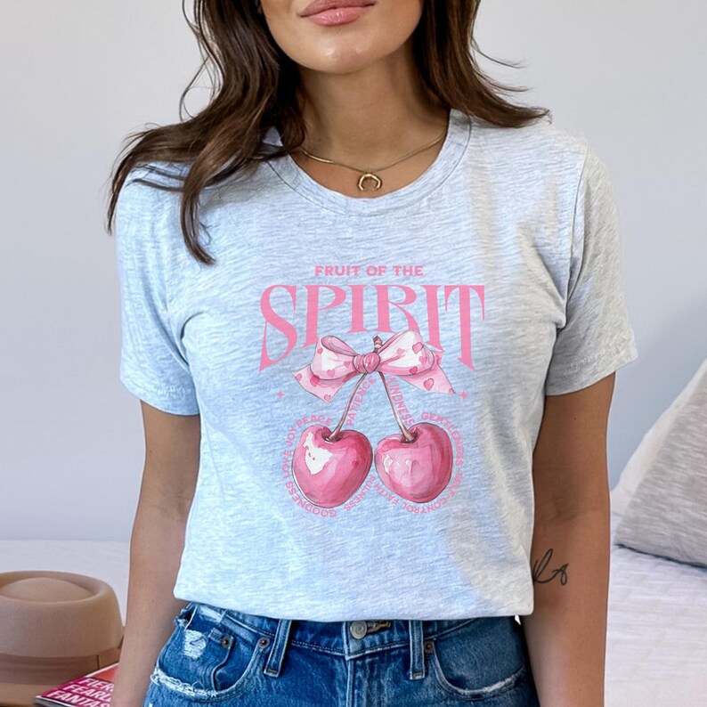 Andens frukt T-shirt: Tro över rädsla, Guds rustning Ash
