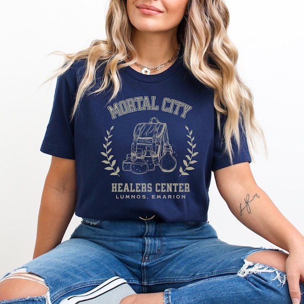 Mortal City Healers Center Officially Licesnsed Kindred's Curse Saga shirt