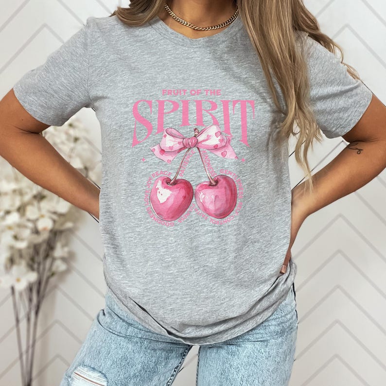Andens frukt T-shirt: Tro över rädsla, Guds rustning Athletic Heather