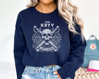 Kryv Motto Officiellt Licensierad LJ Andrews The Mist Thief Sweatshirt