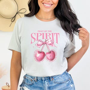 Andens frukt T-shirt: Tro över rädsla, Guds rustning Silver