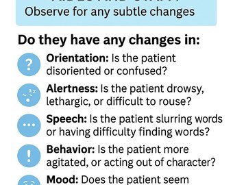Mental Status Quick Check for Aides & Staff – Printable Nursing Home Care Guide