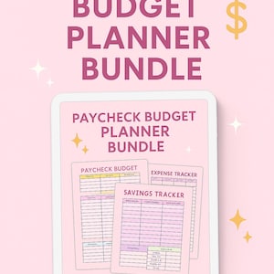 Paycheck Budget Planner | Expense & Savings Tracker | Printable Digital Download