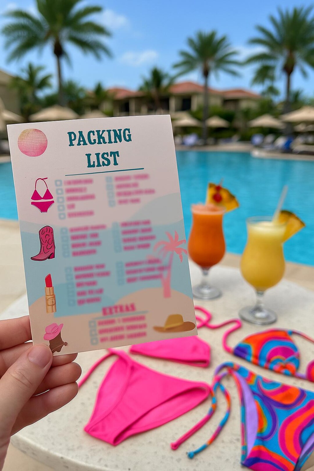 Printable Checklist Rodeo Last Rodeo Bachelorette Packing List: Western Cowgirl Trip Checklist ...