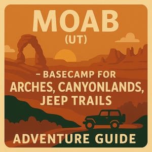 Moab Adventure Guide + Bonus Audio - Druckbare 5-Tages-Reisereise