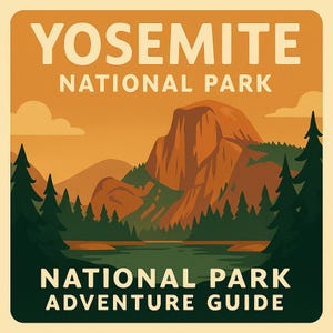 Yosemite National Park Guide + Bonus Audio - 5-Tage Reiseverlauf, Wanderplaner, Packliste & Wandertipps zum ausdrucken
