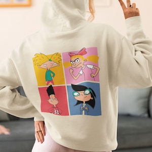 Hey Arnold! Graphic Hoodie & T-Shirt Featuring Iconic Characters