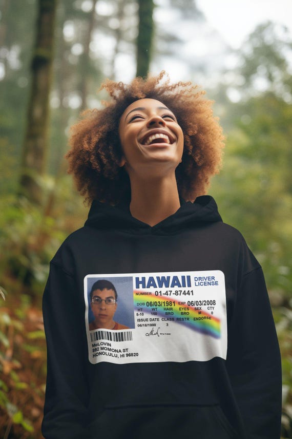 Superbad Mclovin Id Sudadera De Superbad Mclovin Graphic Print