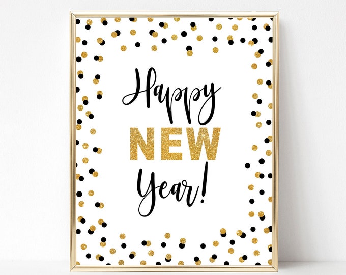 Happy New Year Decor happy New Year Garden Flag Happy New Year Sign12