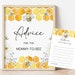 Advice for the Mommy to Bee Printable Sign &amp; Cards, Honey Bee Baby ...