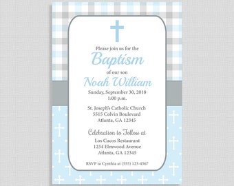 baptism invitation baby boy baptism invite floral wreath etsy