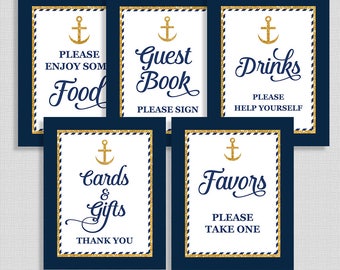 etsy nautical baby shower