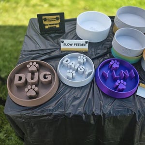 Food-Safe 3D-Printed Slow Feeder Dog Bowl