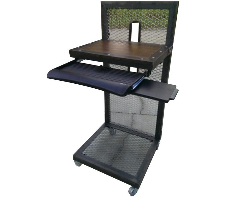 Modern Industrial Standing Desk 026 Industrial Style | Etsy