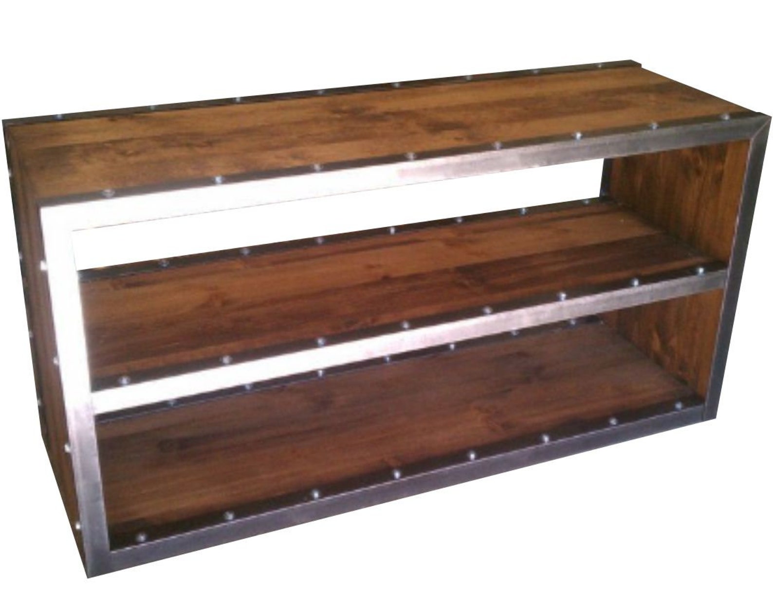 Custom Modern Industrial Bookcase 023 Industrial Style Etsy