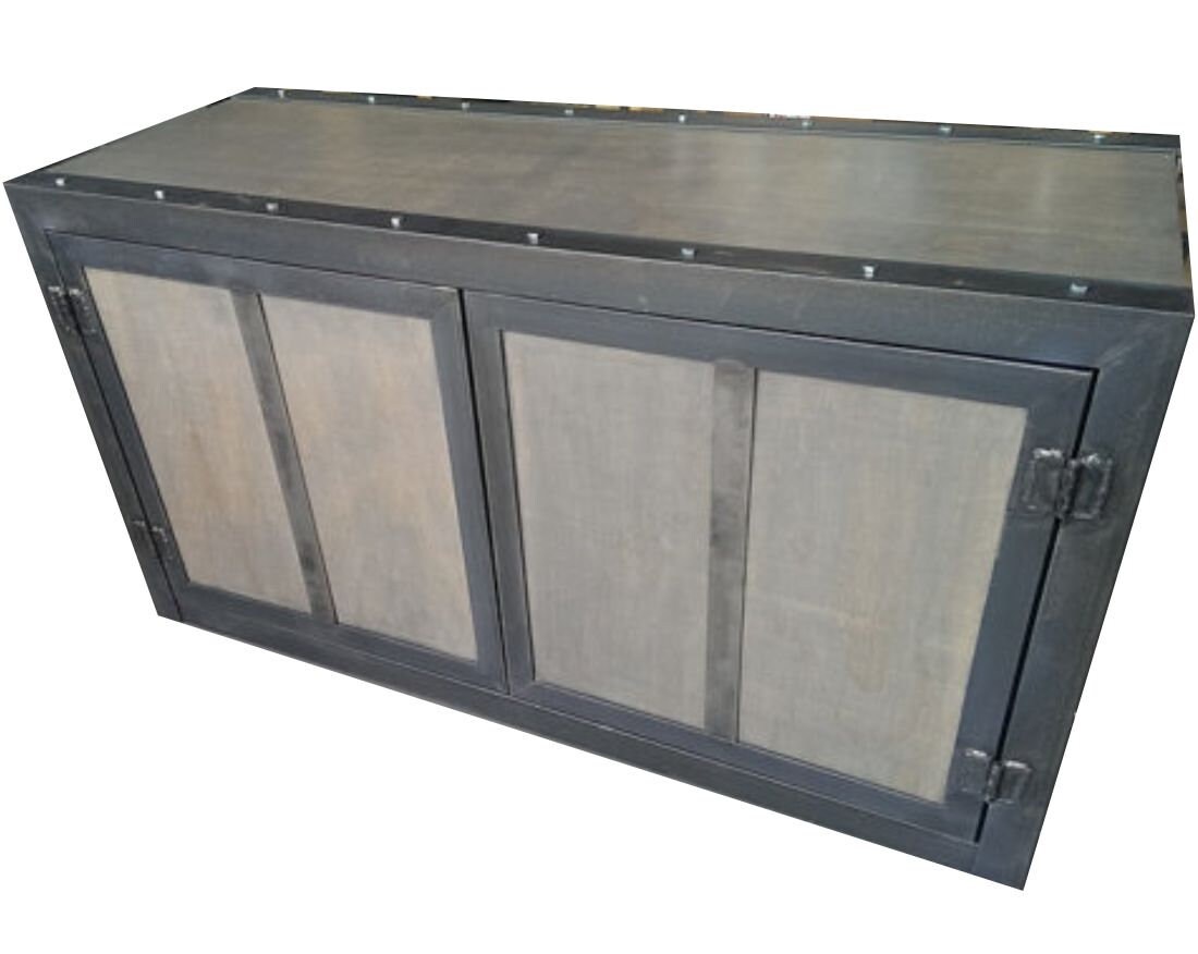 Weathered Industrial Credenza 031 Industrial Style Etsy