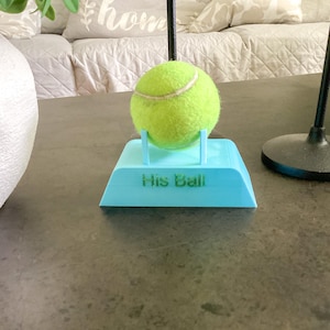 Pup, Tennis Ball Holder &quot;His&quot; Version