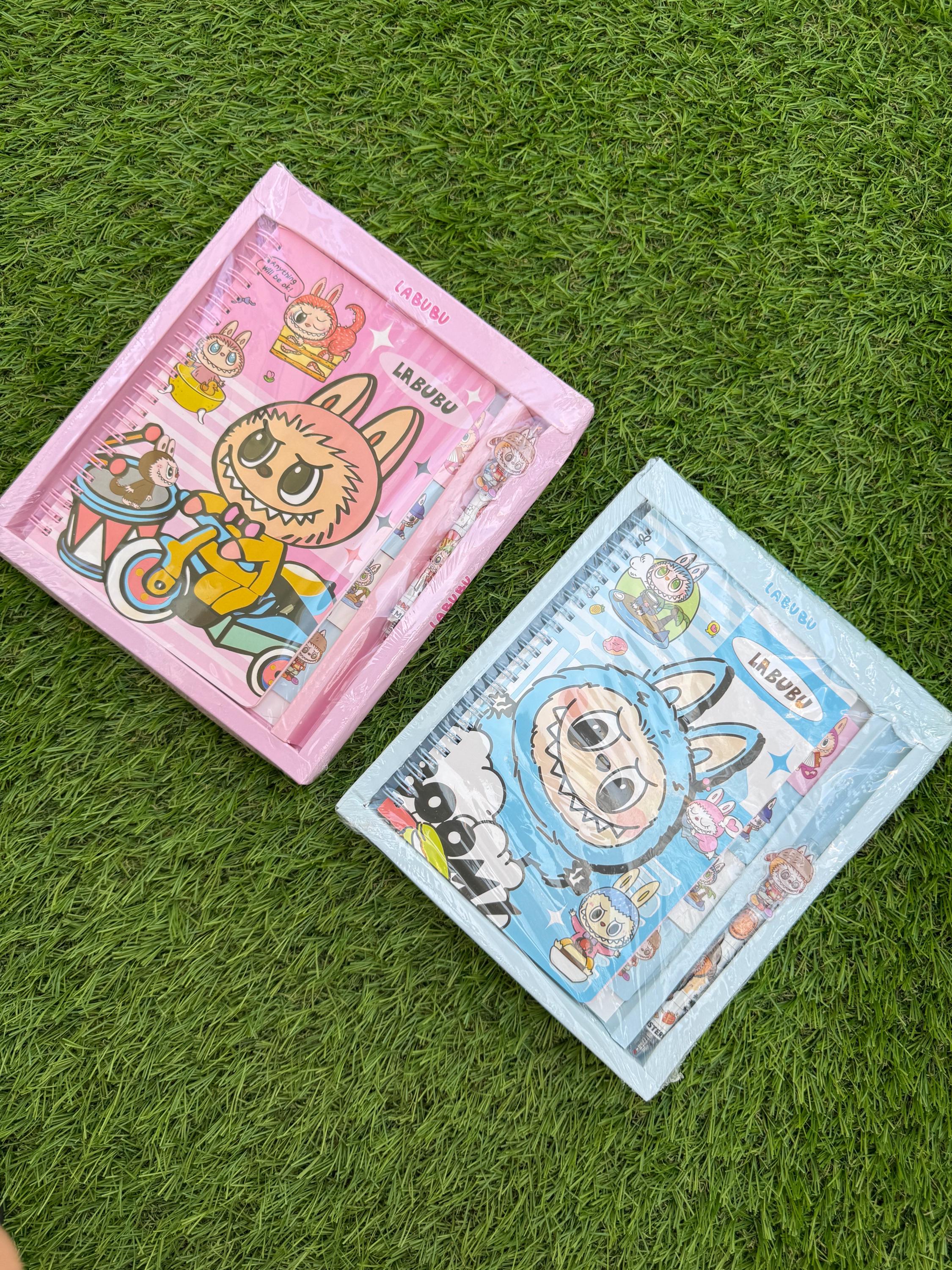 Labubu Notebook and Pen Gift Set: Kawaii Stationery Box - Etsy