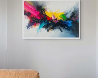 Abstract Statement Wall Art – Impact & Collision | Contemporary