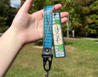 Anime Keychain Bundle - Double Sided Jet Tag & Keychain Strap