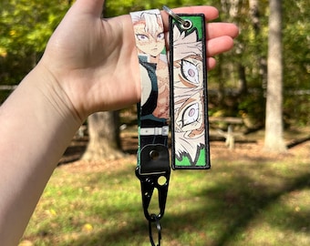 Anime Keychain Bundle - Double Sided Jet Tag & Keychain Strap