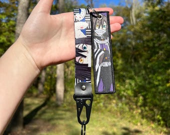 Anime Keychain Bundle - Double Sided Jet Tag & Keychain Strap