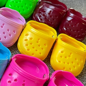 Only one set left Shoes Bright and Colorful Plastic Doll Clogs Your 18&quot; Doll like American Girl or Our Generation Dolls and Bitty Baby Dolls