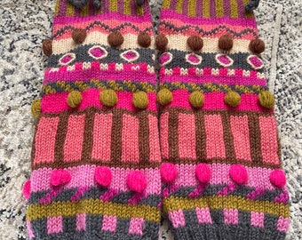 Leg warmers. Wool.