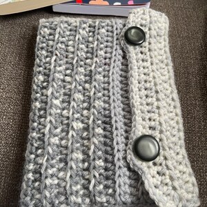 Handmade Crochet book envelope. Book sleeve. Kindle sleeve.  Perfect for any reader. Ready to ship new