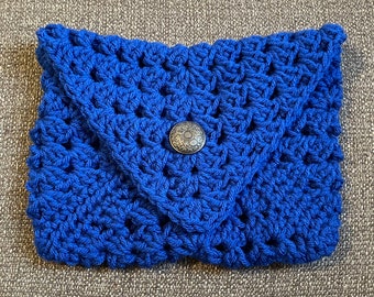 Handmade Crochet book envelope. Book sleeve. Kindle sleeve.  Perfect for any reader. Ready to ship