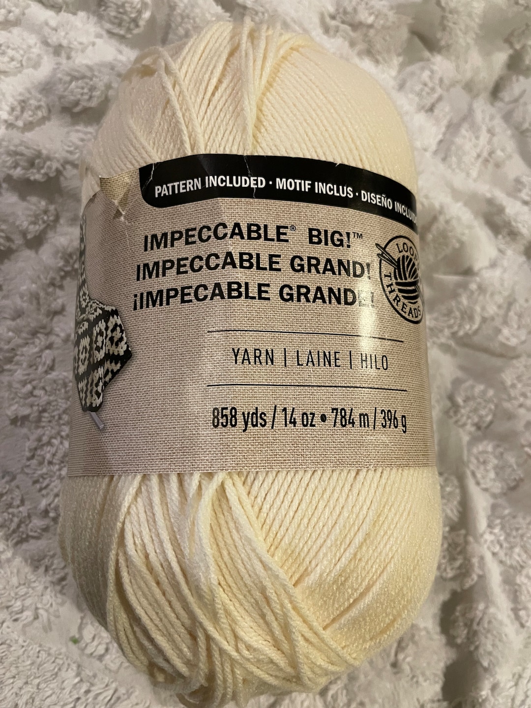 Yarn loops and threads yarn impeccable big 858 yards 14oz in color aron