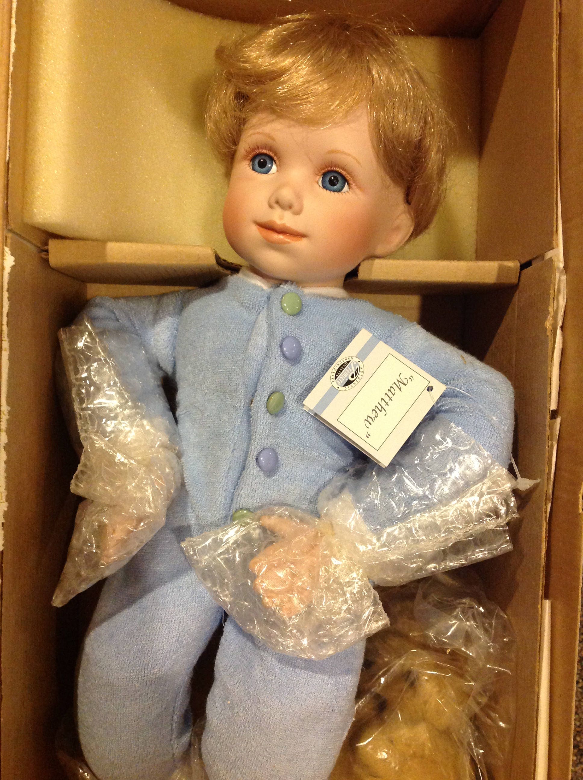 Matthew Collectible Ashton Drake Doll New in Box With Etsy