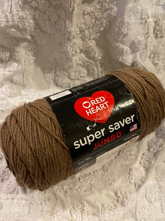 Yarn- Red Heart Super Saver Jumbo- Color Cafe Latte- 744 Yrds