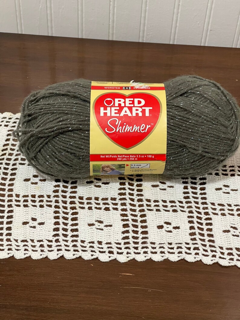 Red Heart Shimmer Yarn/ 4 Worsted Weight/ 280 Yards 3.5oz Etsy