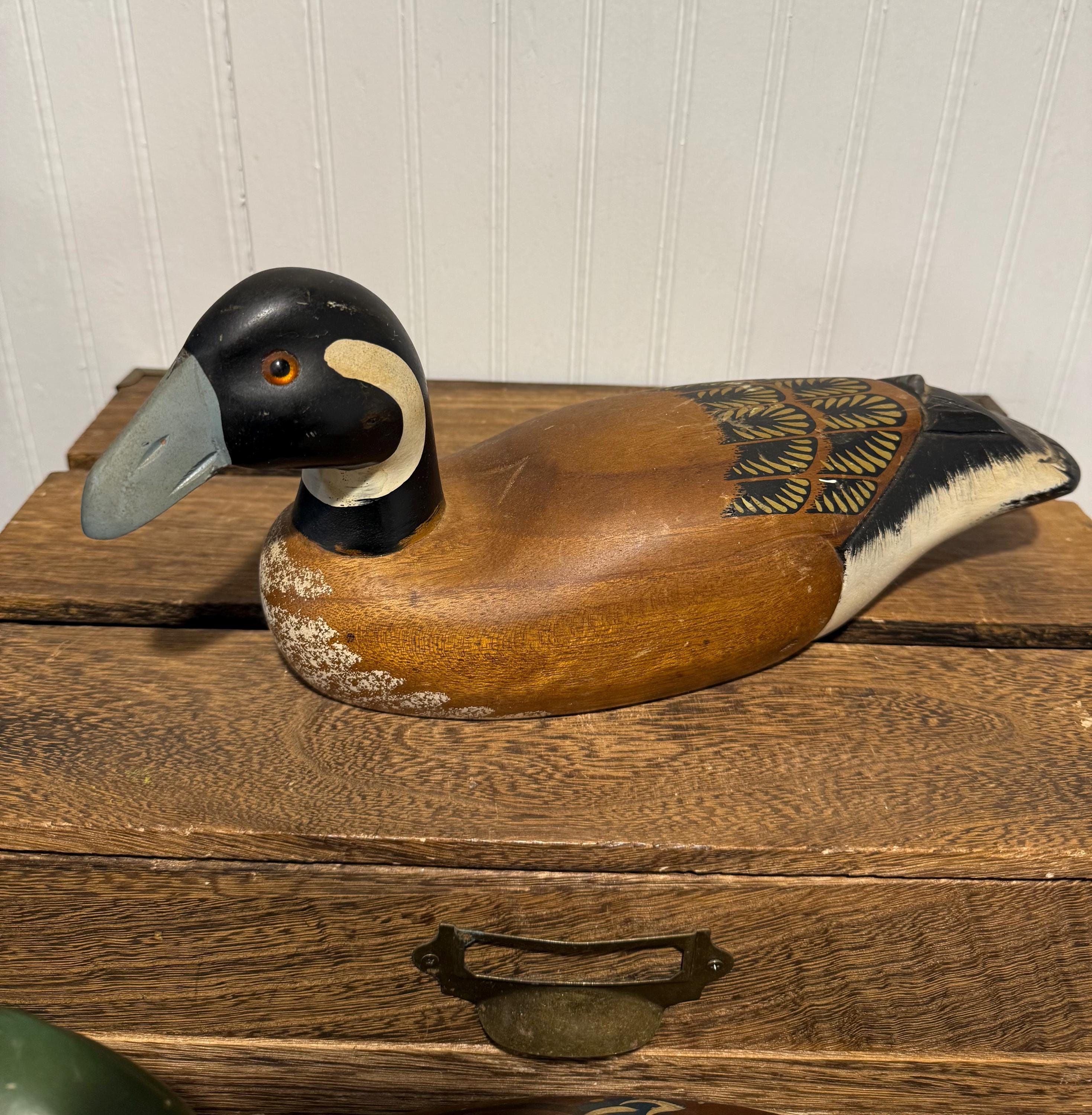 Duck - Decoy Wood Etsy : 日本 decoy duck ダックデコイ Statue