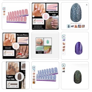 Retired sets My Color street nail polish strips 34 to pick from click to see different ready to ship, nails, easy on nail polish