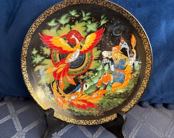 The Magnificent Firebird" collector plate from the 1991 Russian Legends / Firebird series