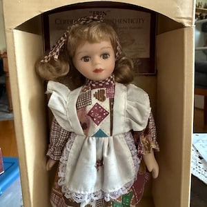 Vintage doll Signature Collection Petite Porcelain Doll,a limited edition,hand-crafted porcelain doll over 20 years old great condition doll