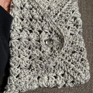 Handmade Crochet book envelope. Book sleeve. Kindle sleeve.  Perfect for any reader. Ready to ship