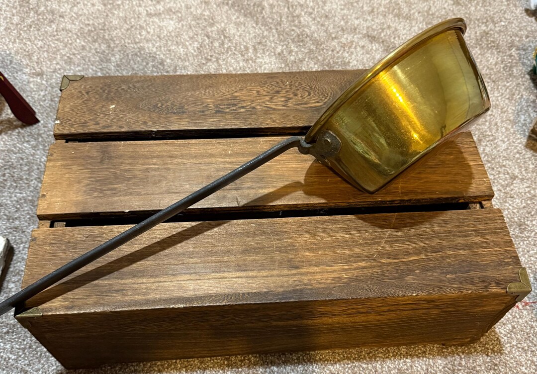 Brass Ladle. Vintage This Type of Ladle is Often Used for Serving or ...