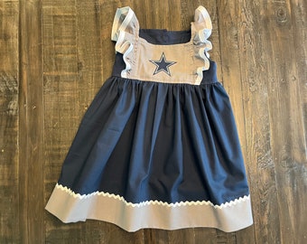 Dallas Football Inspired Girls Dress