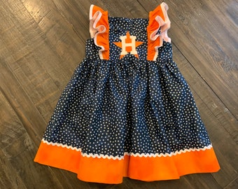 Houston Baseball inspired dress