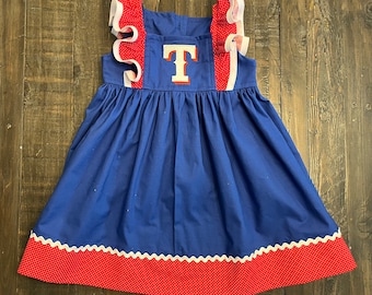 Texas Baseball inspired dress