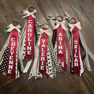 Custom Ribbon Zipper Pull Name Tag