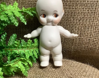 Rare Bisque Kewpie Baby Doll 6.5 “