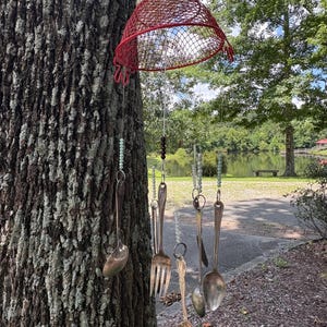 Wind  Chimes made with old silverware