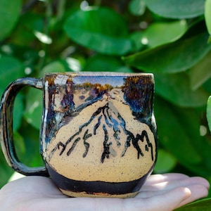 Handmade Mountain Mugs