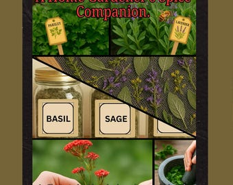 A Home Gardener’s Spice Companion - An illustrated guide to herbs, spices, and labels for the garden and jars - Paperback