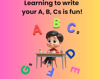 Preschool Handwriting Workbook: ABC Tracing, Paperback - Ages 3-6